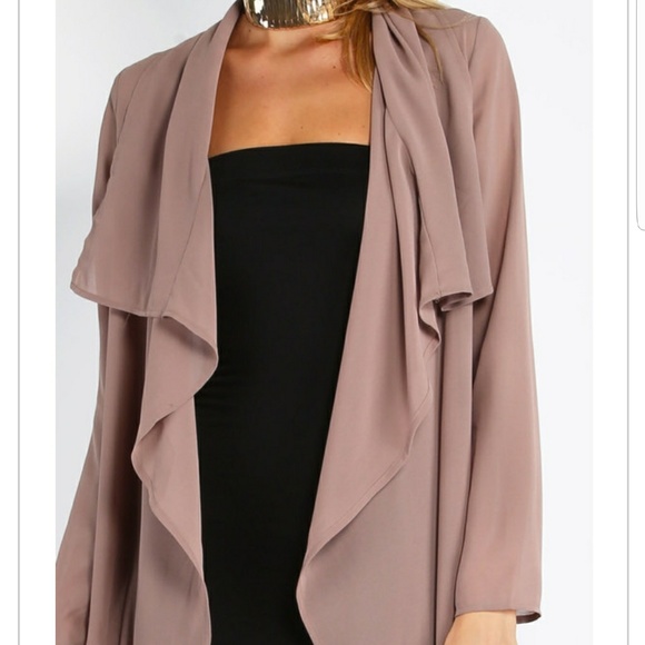 LAST! "Tessa" Dusty Mocha Duster - Picture 4 of 5